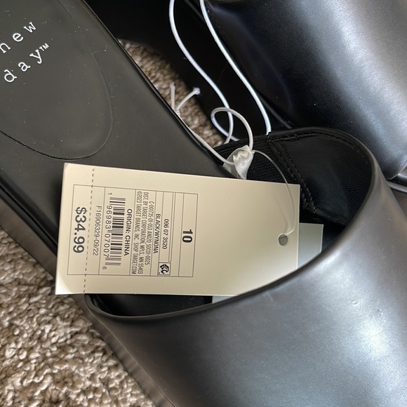 A New Day Black Wynona Platform Sandals - Picture 10 of 10